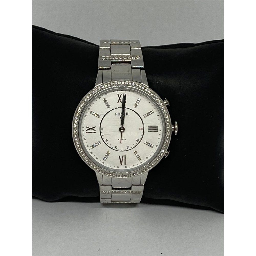 Fossil FTW5009 Womens Stainless Steel Silver Analo